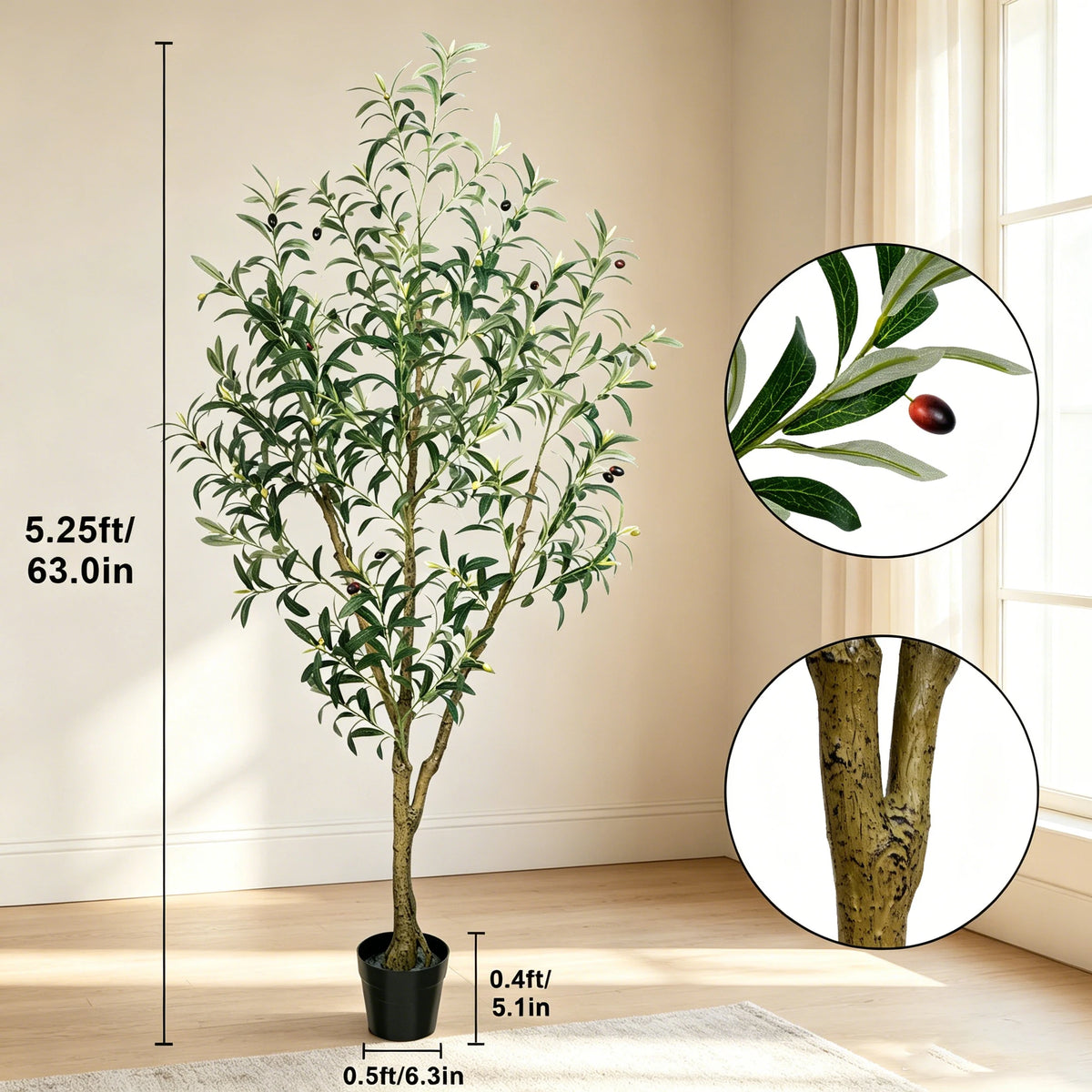 Olitree Artificial Olive Tree For Stylish Indoor Decor