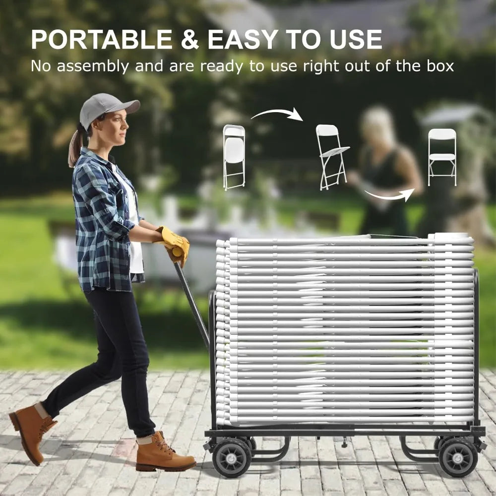 Portable Folding Chairs For Indoor Outdoor Events And Gatherings