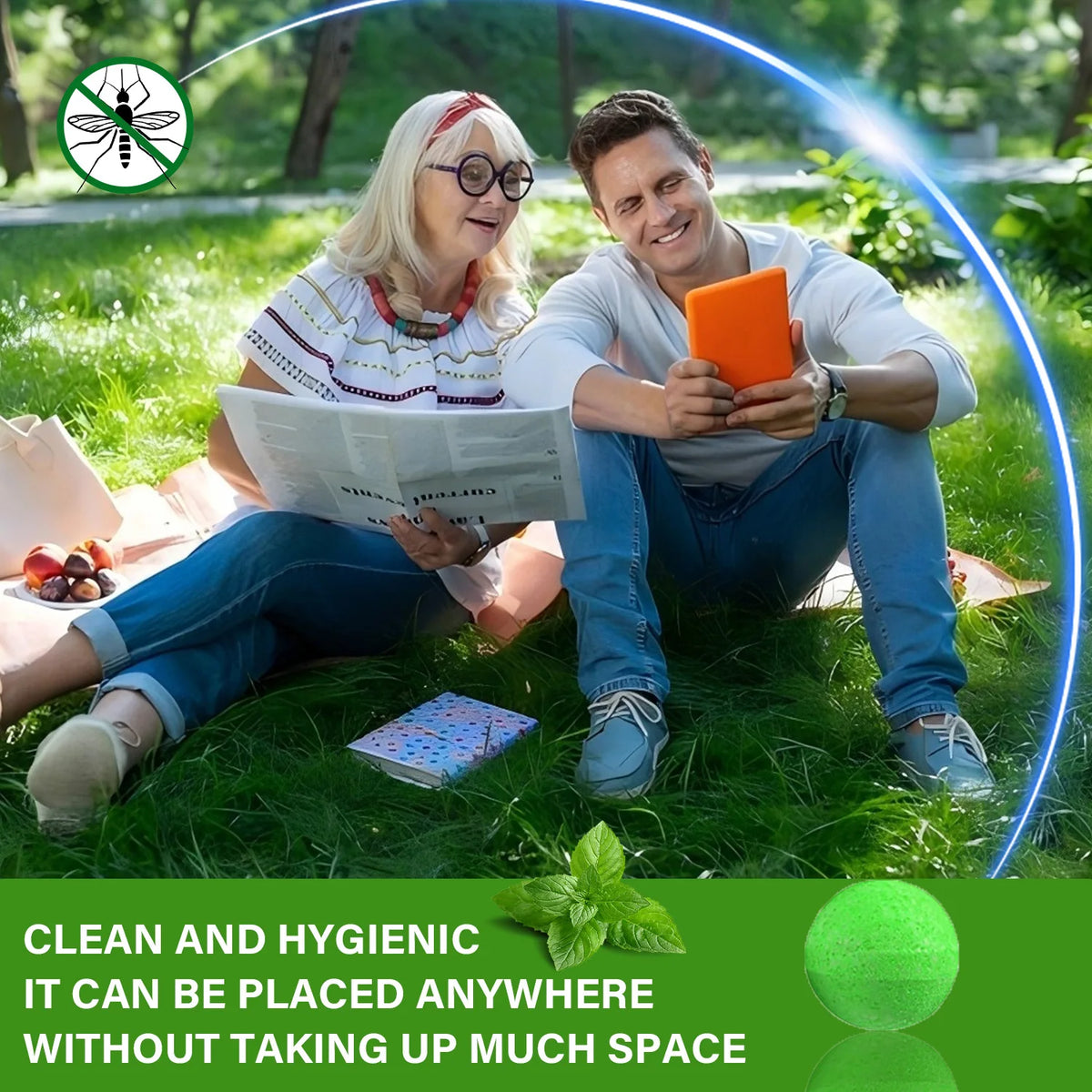 Mosquashield Natural Mosquito Repellent Balls for Indoor Outdoor Control