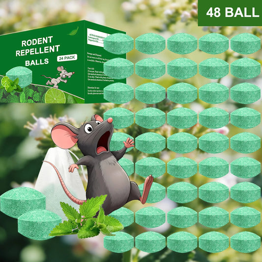 Natural Peppermint Rodent Repellent Balls For Home And Garden