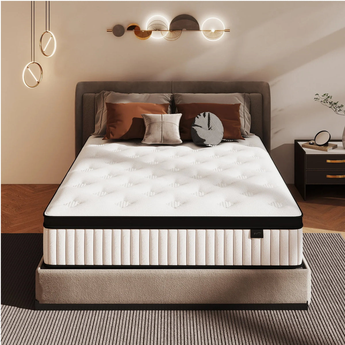 Hybrid Mattress In A Box With Pocket Springs And Motion Isolation