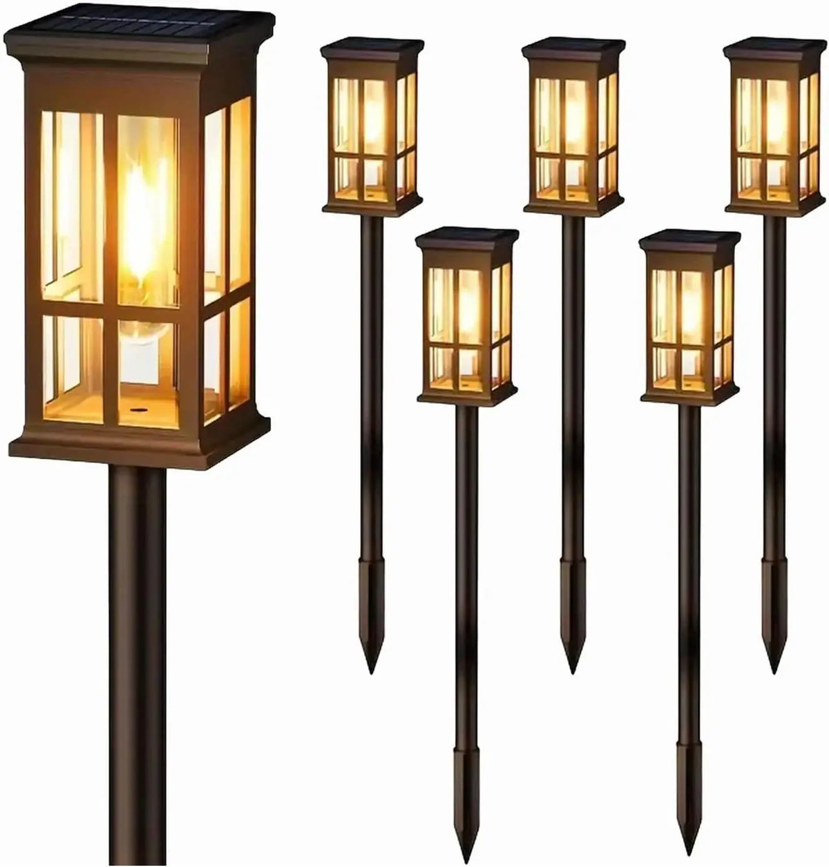 Solar Pathway Lights Outdoor Waterproof Landscape Lighting