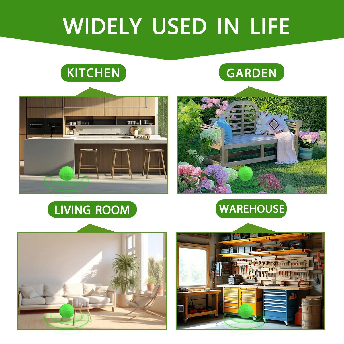 Mosquashield Natural Mosquito Repellent Balls for Indoor Outdoor Control