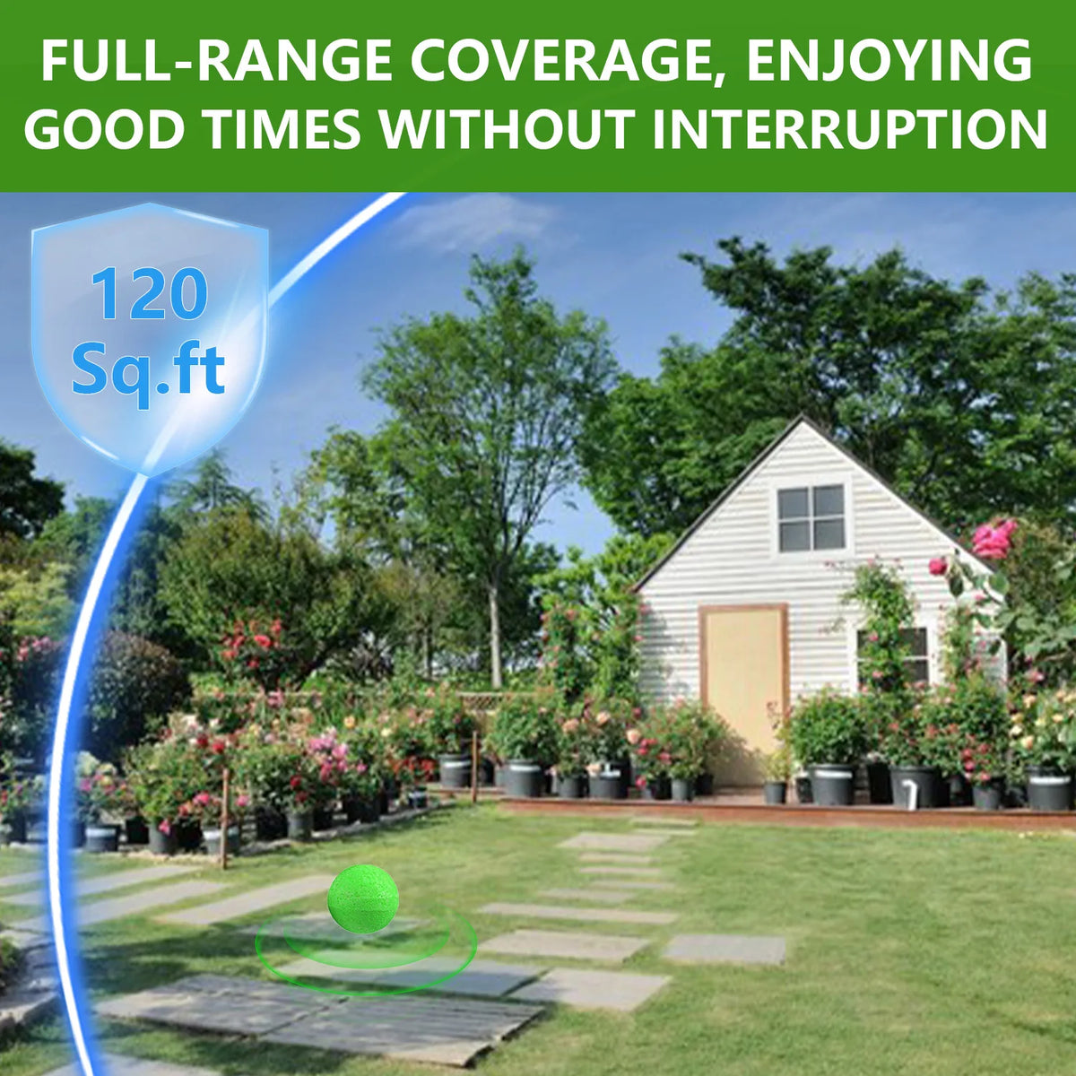 Mosquashield Natural Mosquito Repellent Balls for Indoor Outdoor Control