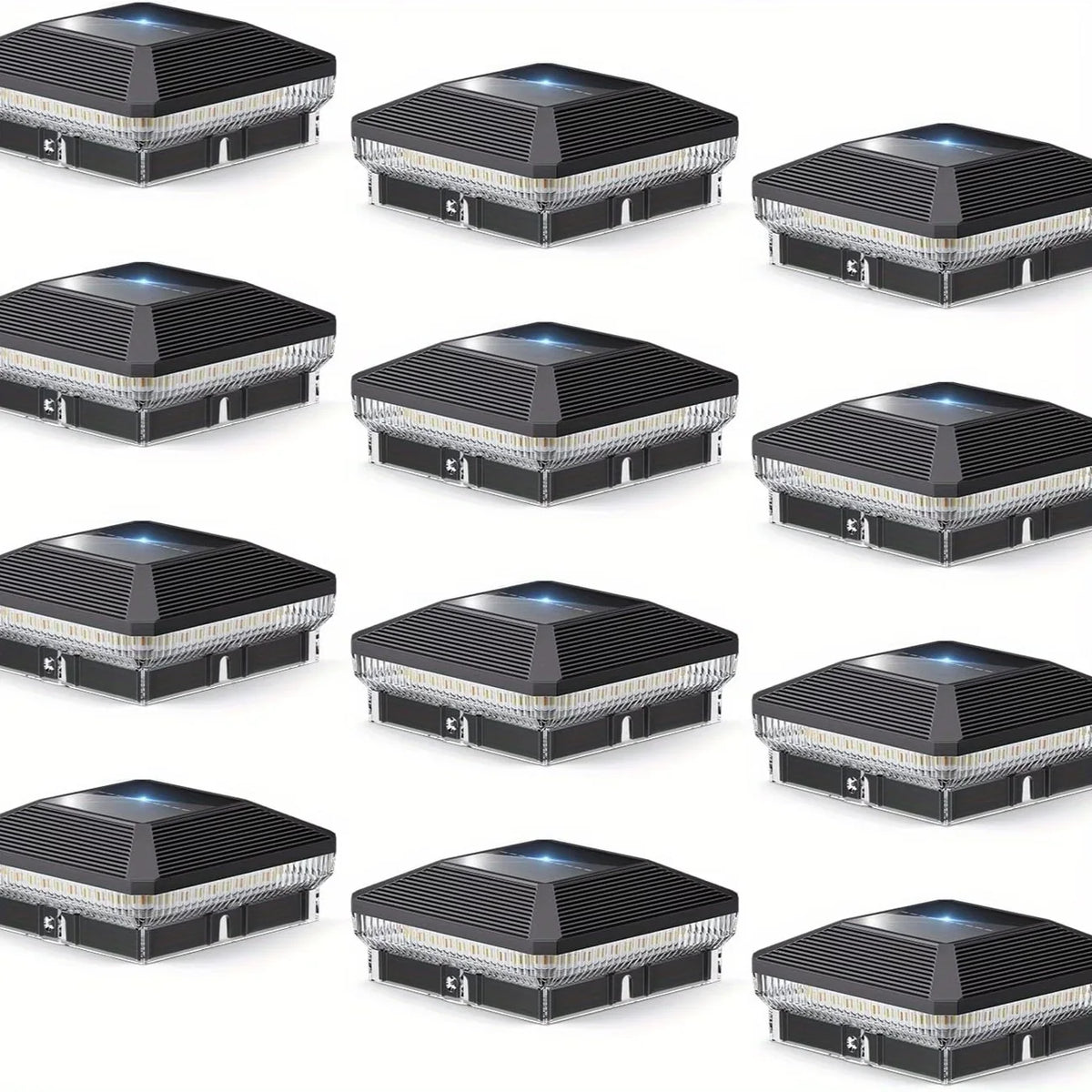 KPSTEK Solar Post Cap Lights With Automatic Outdoor Lighting