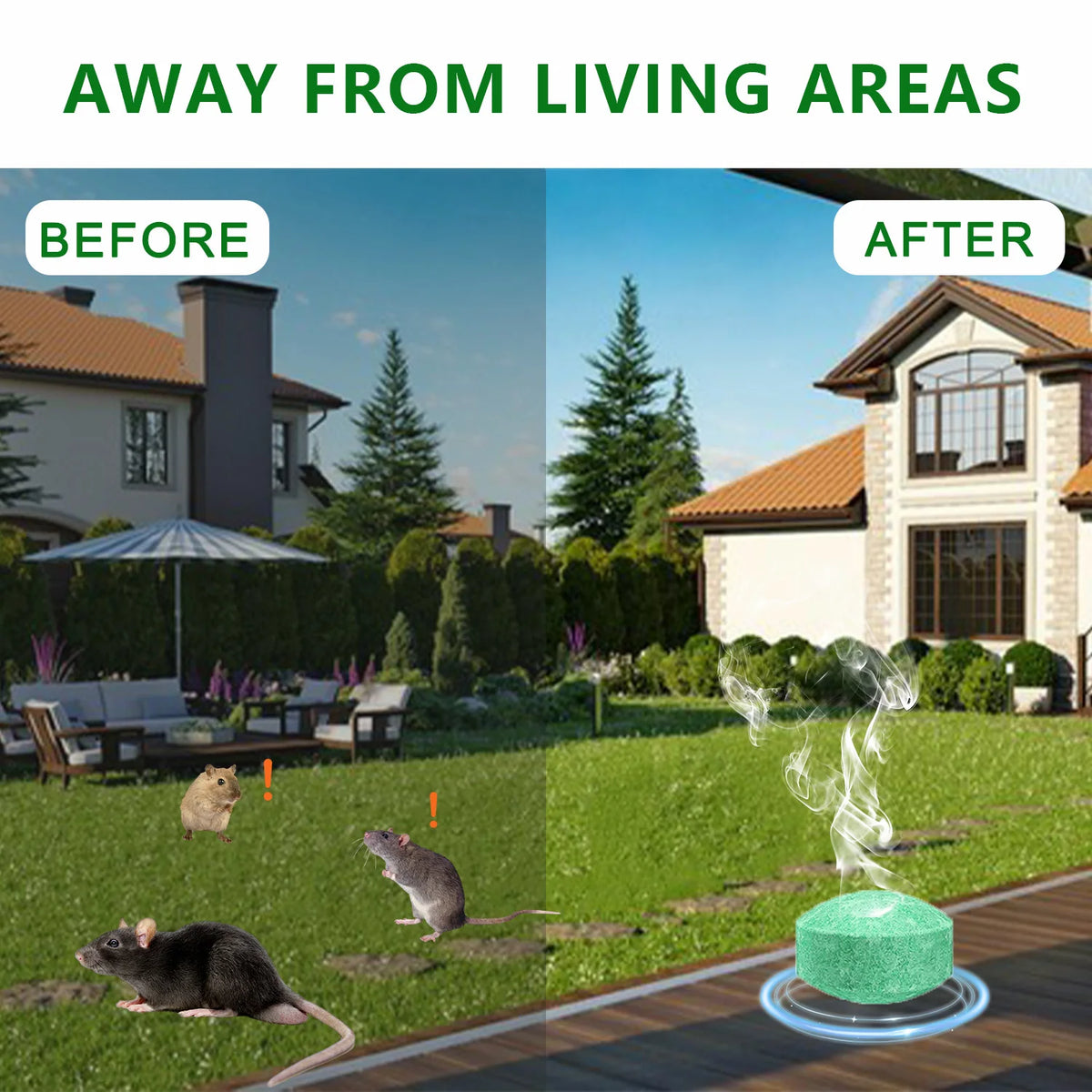 Natural Peppermint Rodent Repellent Balls For Home And Garden