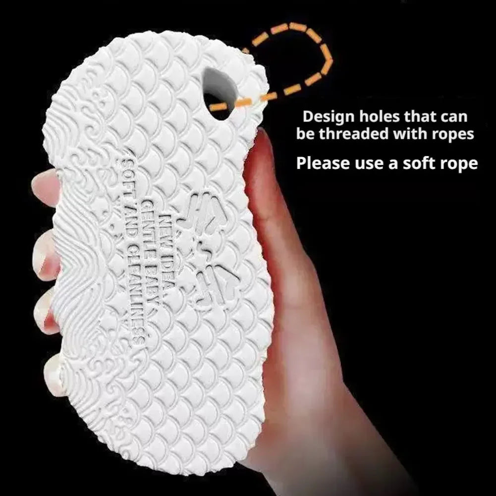 3D Magic Bath Sponge Body Exfoliating Shower Massager Cleaning Brush
