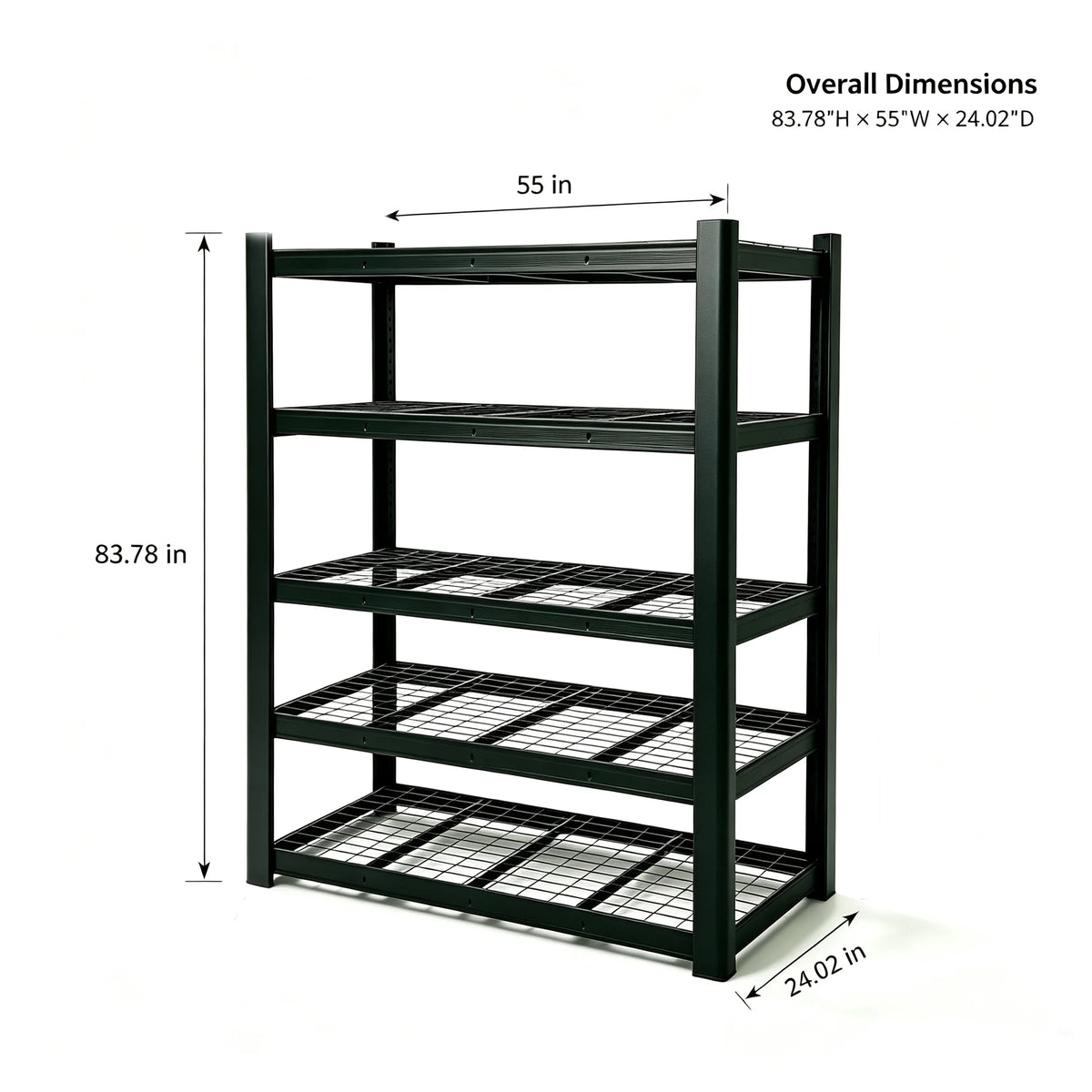Heavy Duty Steel Mesh Storage Rack For Garage And Workshop