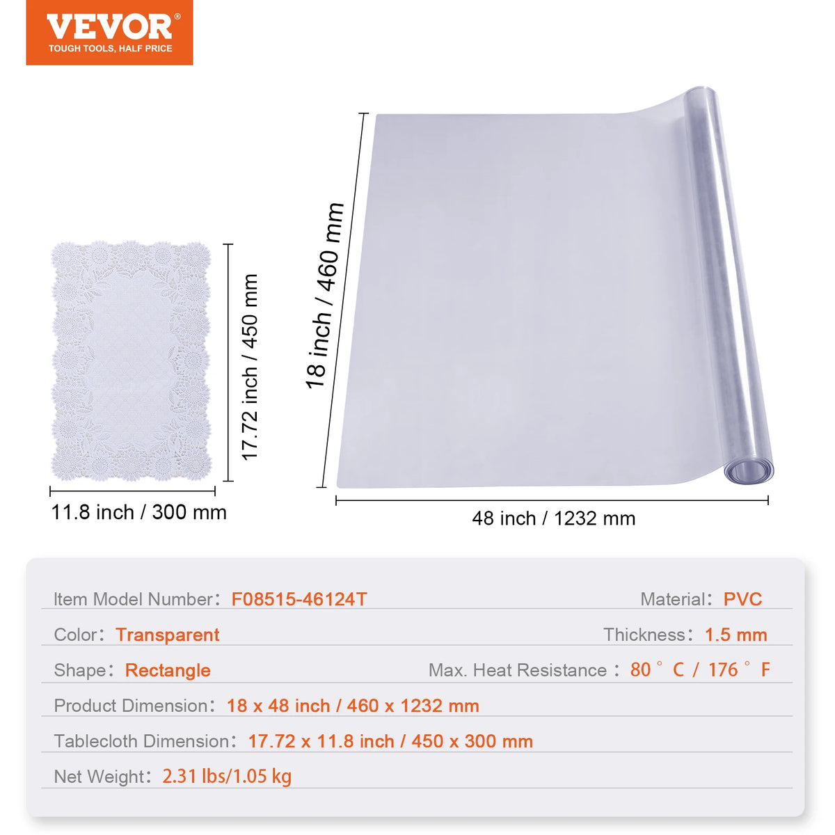 Waterproof Pvc Tablecloth For Kitchen Dining Table Household Protector