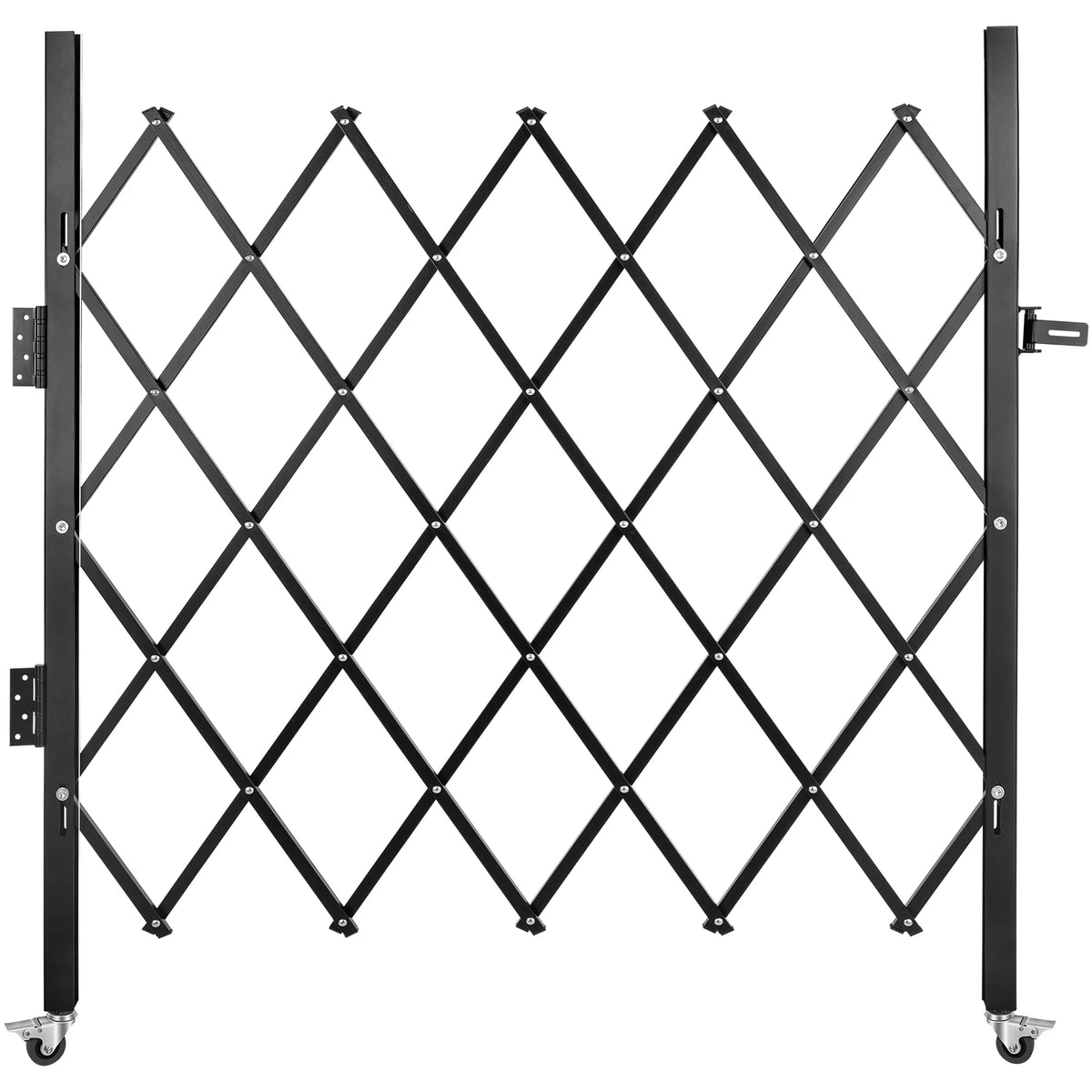 Single Folding Steel Security Gate Expandable Accordion Door