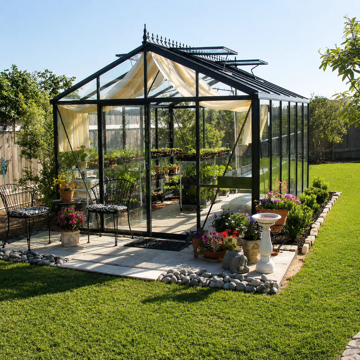 Aluminum Glass Sunroom Outdoor Conservatory For Garden And Patio