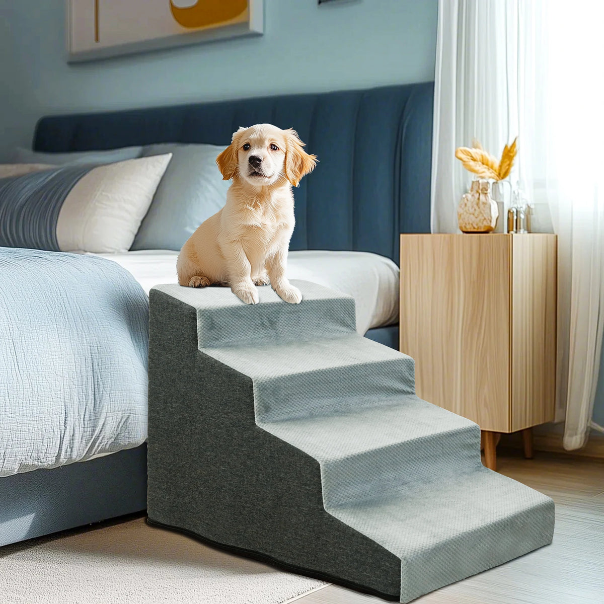 Non-Slip Foam Pet Stairs Ramp For Dogs And Puppies
