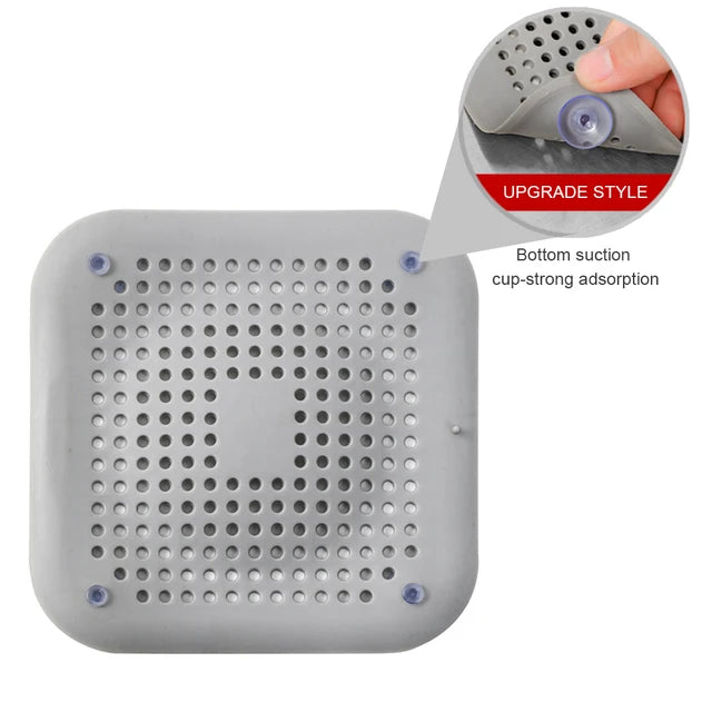Silicone Sink Strainer Hair Catcher Drain Filter For Kitchen Bathroom