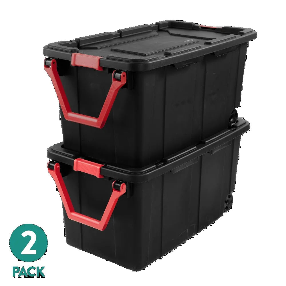 Sterilite Industrial Wheeled Plastic Storage Container