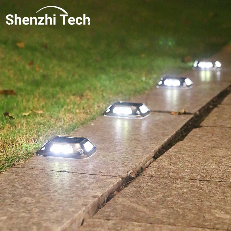 Solar LED Ground Lights For Driveways Gardens Paths And Steps