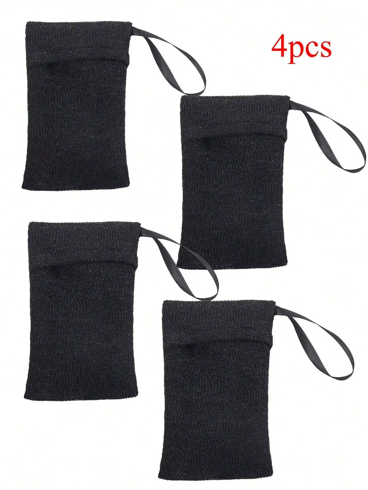 Exfoliating Soap Saver Bags With Hanging Cord For Shower Use