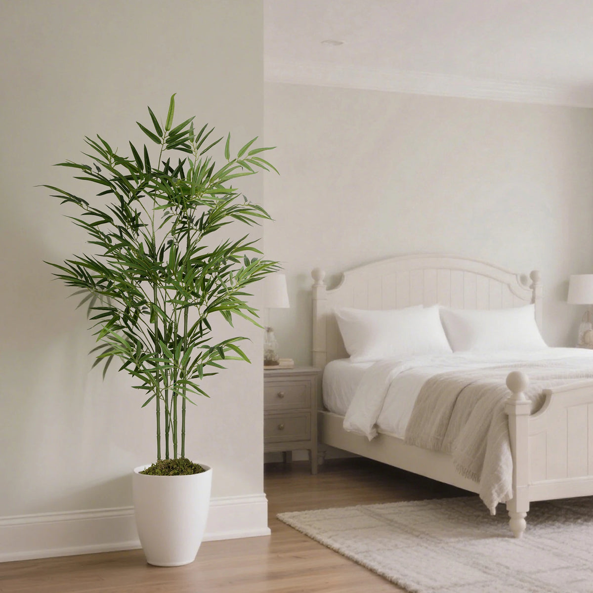 Olitree Artificial Bamboo Tree With Realistic Leaves Indoor Outdoor Decor