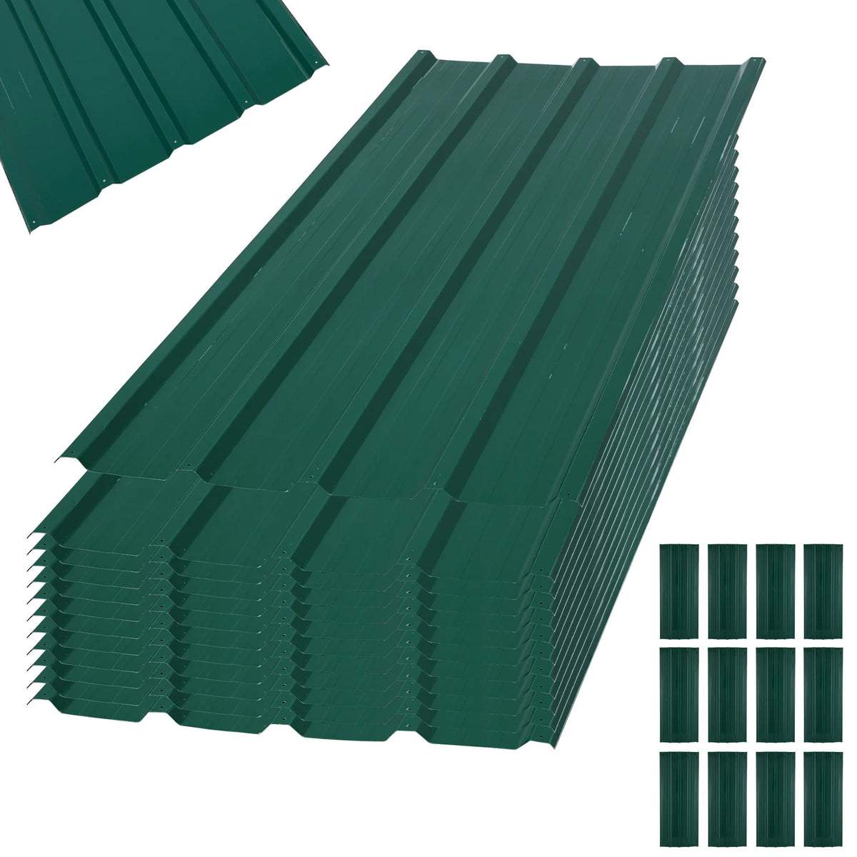 Corrugated Galvanized Steel Roofing Panels For Garages And Pergolas