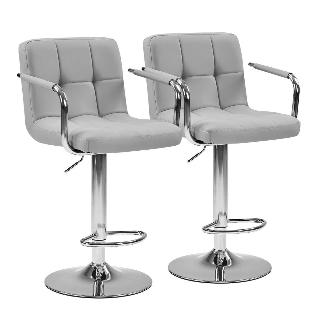 JHK Ergonomic Swivel Counter Height Office Chair With Padded Seat