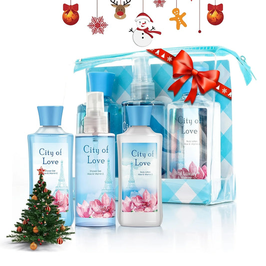 Vital Luxury Love City Scented Three Piece Shower Set