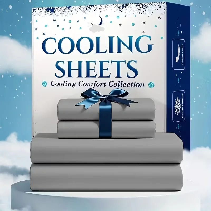 Breathable Bamboo Viscose Cooling Sheet Set for Hot Sleepers