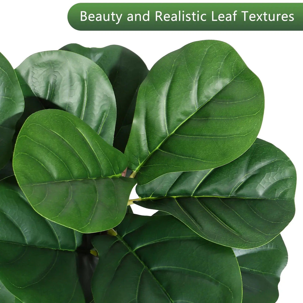 Realistic Artificial Fiddle Leaf Fig Tree For Modern Home Decor