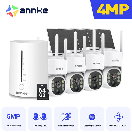 ANNKE Wireless Security Camera System With Night Vision