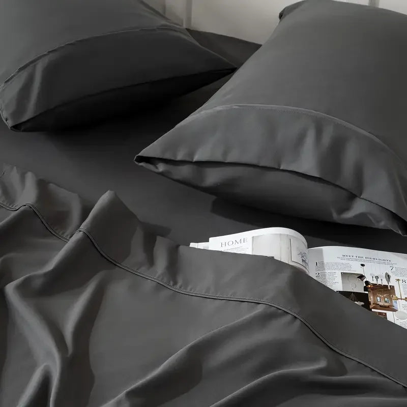 Breathable Bamboo Viscose Cooling Sheet Set for Hot Sleepers