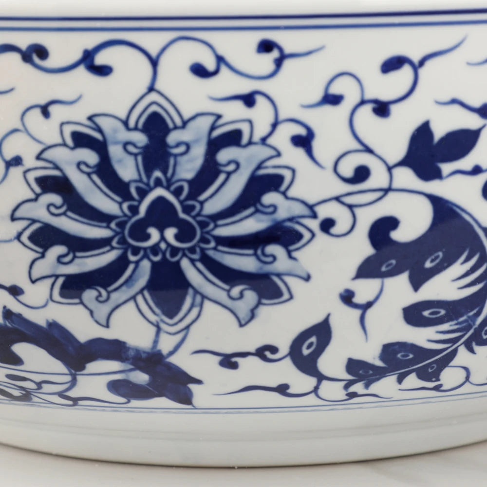 MEKKHALA Ceramic Round Bathroom Vessel Sink With Mixer Faucet