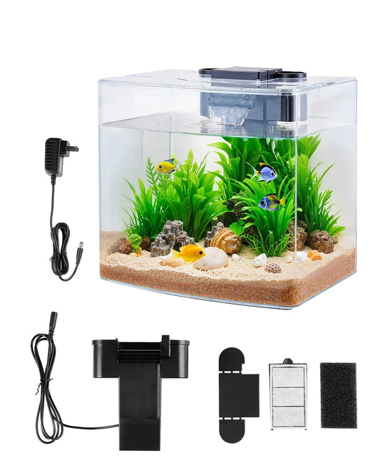 VEVOR Ultra Clear Smart Aquarium Tank With Adjustable Lighting