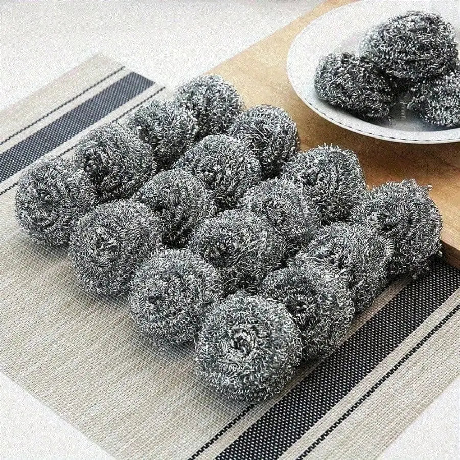 Stainless Steel Scrubbing Balls For Kitchen Sink And Floor Cleaning