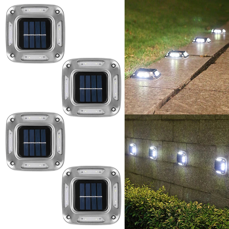 Solar LED Ground Lights For Driveways Gardens Paths And Steps