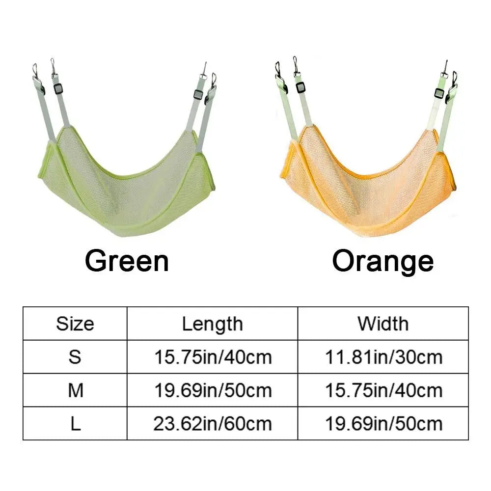 Universal Breathable Cat Hanging Hammock Durable with Adjustable Straps Cats Mesh Hammock Soft Pet Nest Indoor