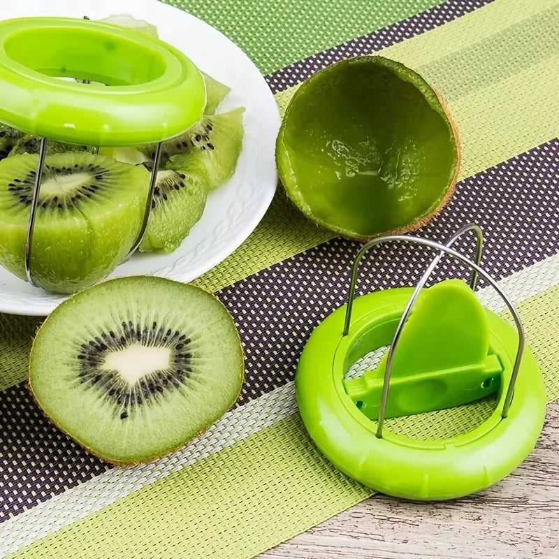 Stainless Steel Kiwi Fruit Peeler Cutter Slicer Kitchen Tool