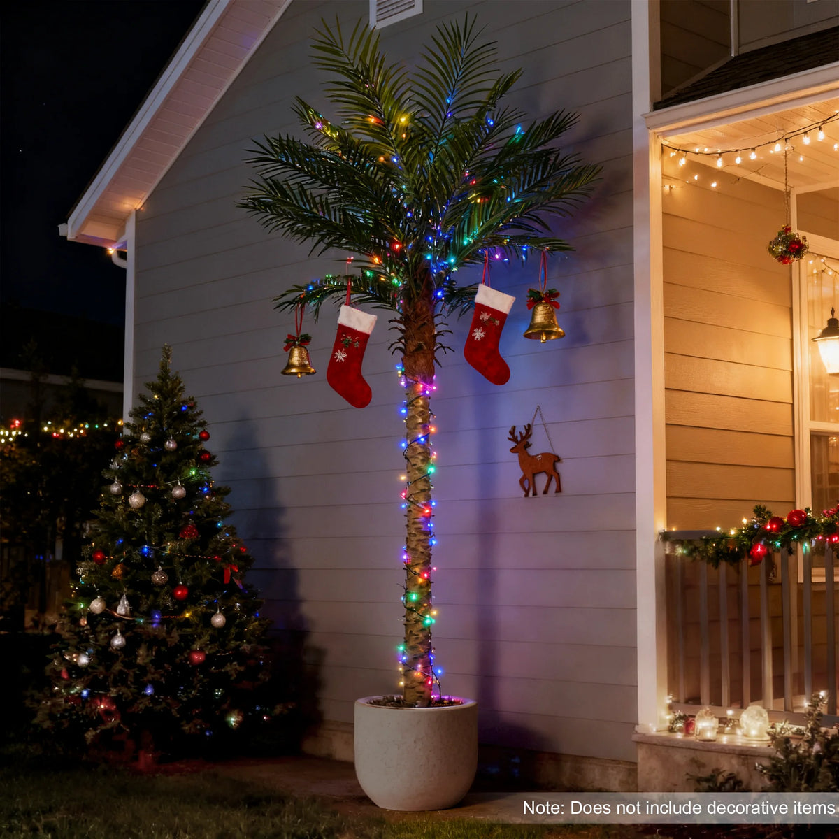 Olitree Artificial Faux Palm Tree For Indoor Outdoor Home Decor