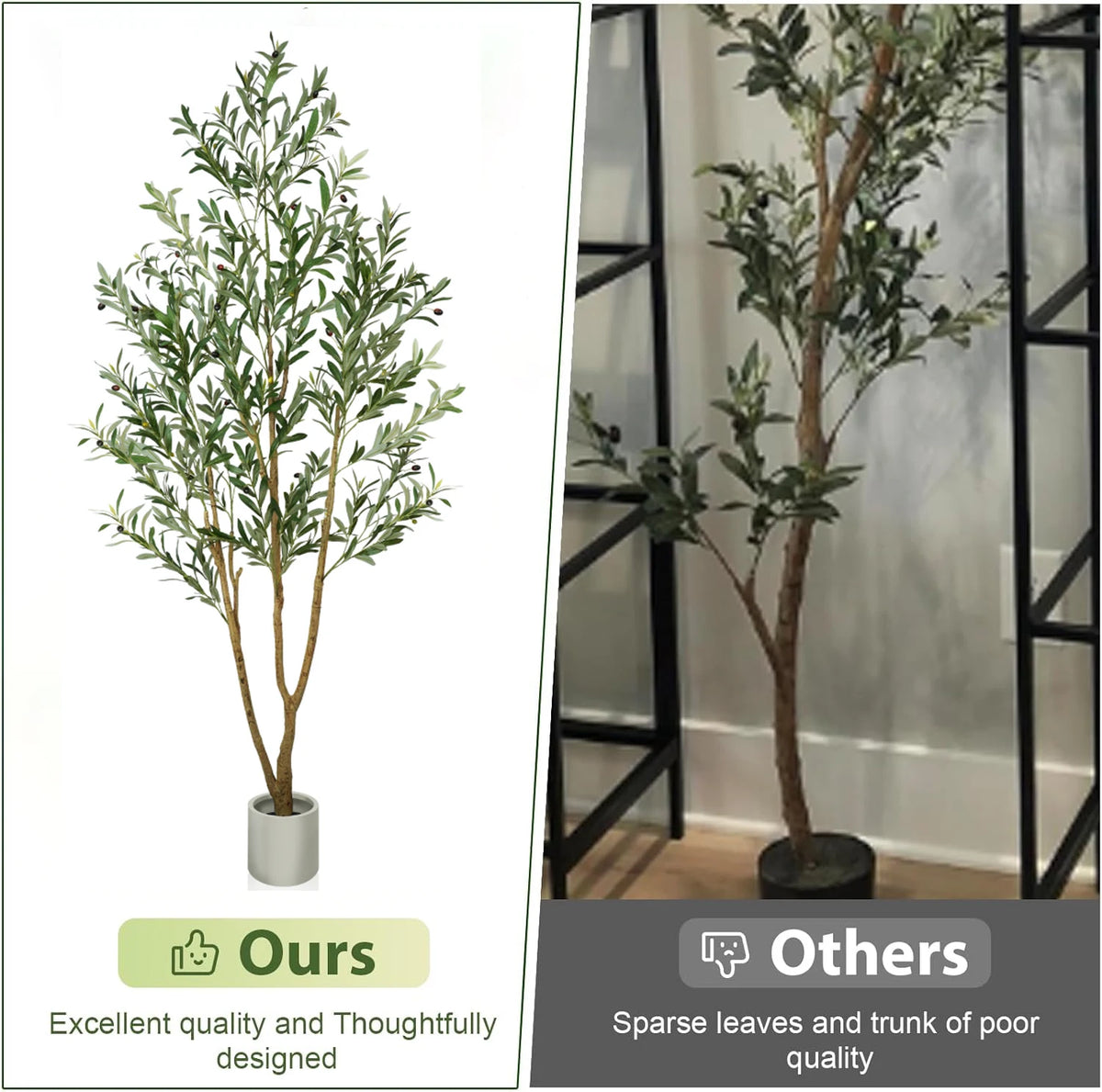 Olitree Artificial Olive Tree With Plant Pot For Home Decor