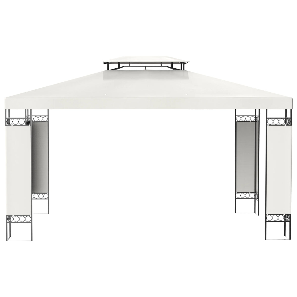 Outsunny Outdoor Patio Gazebo Canopy Shelter With Vented Roof