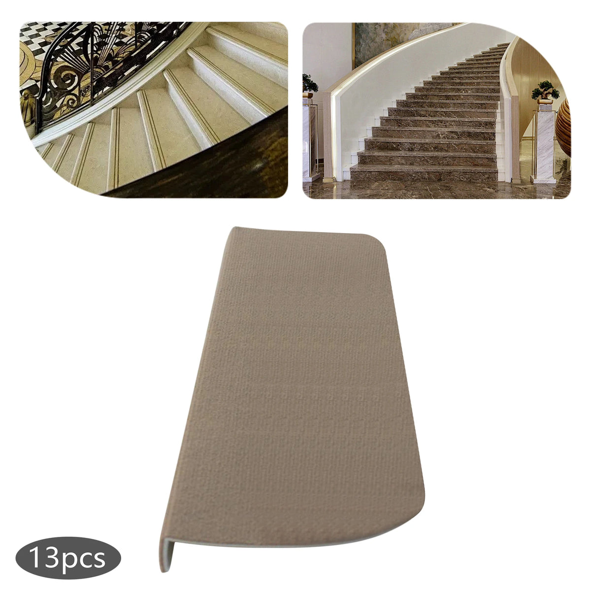 Bymaocar Non Slip Carpet Stair Treads Floor Protection Pad