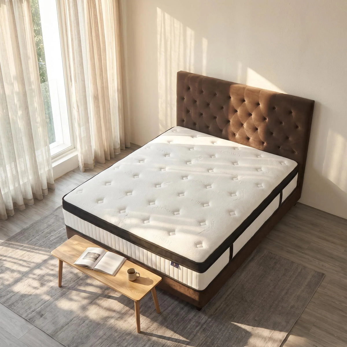 Hybrid Mattress In A Box With Pocket Springs And Motion Isolation