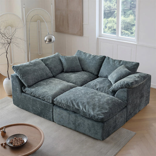 Yeflixvrau Modern Modular Sectional Sofa With Deep Seating For Homes
