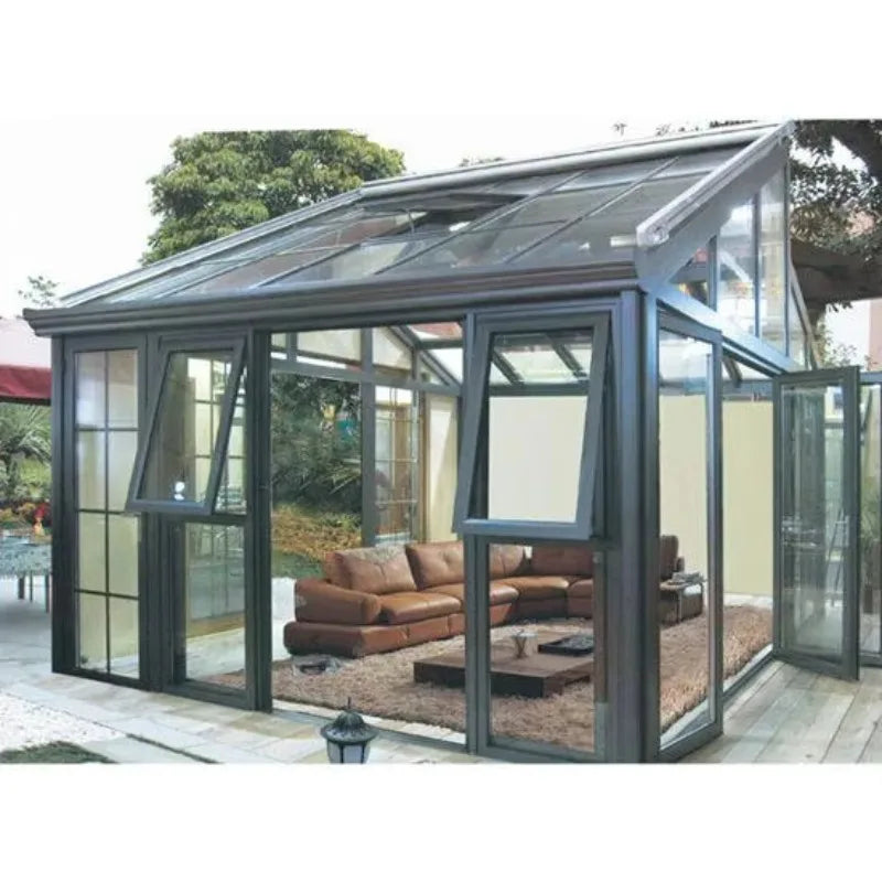 Aluminum Glass Sunroom Conservatory For Outdoor Courtyard Use