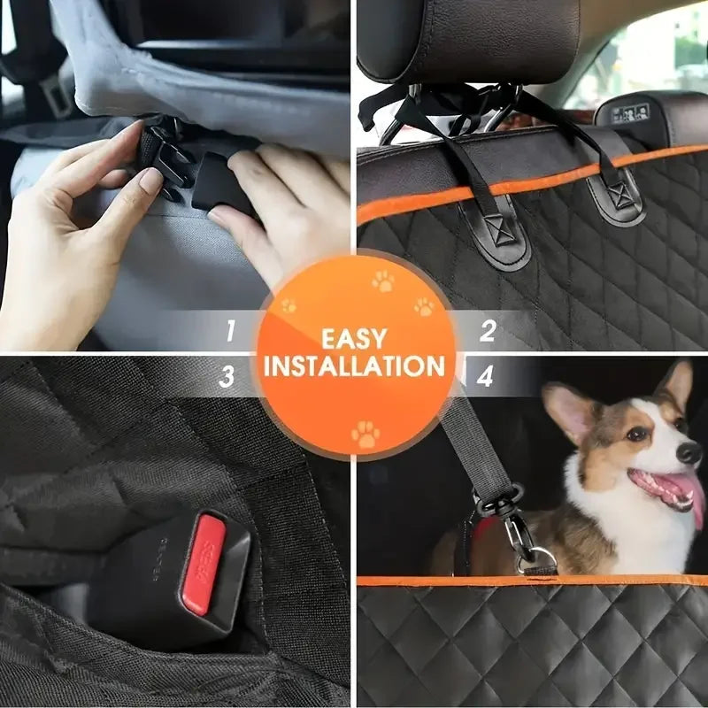 Waterproof Dog Car Seat Cover Hammock With Nonslip Protection