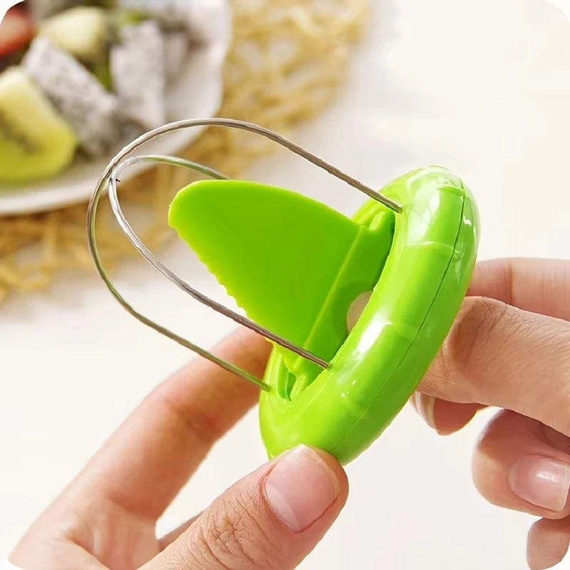 Stainless Steel Kiwi Fruit Peeler Cutter Slicer Kitchen Tool