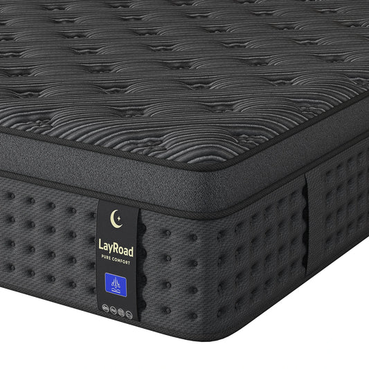 LayRoad Memory Foam Pocket Spring Mattress With Pressure Relief