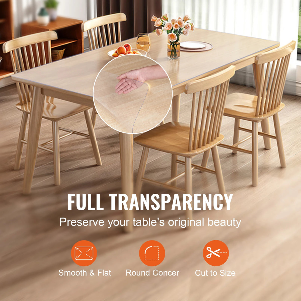 Waterproof Pvc Tablecloth For Kitchen Dining Table Household Protector