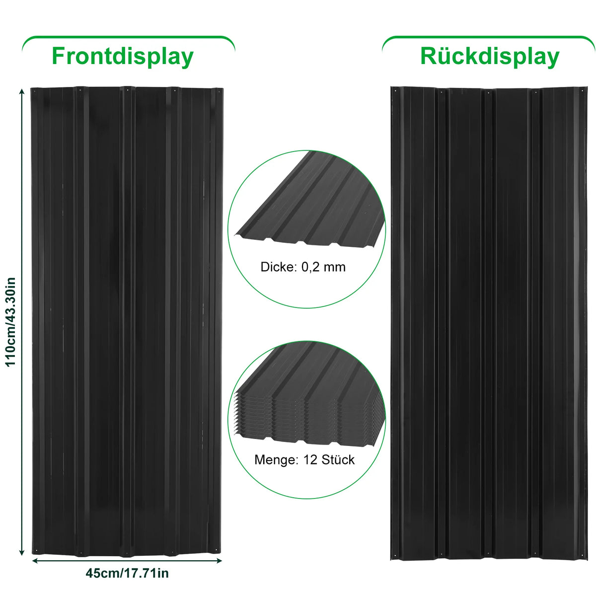 Corrugated Galvanized Steel Roofing Panels For Garages And Pergolas