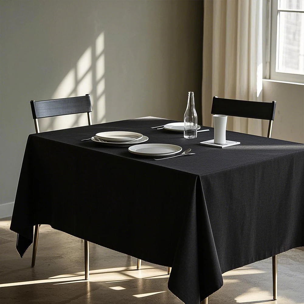 Reador Washable Polyester Rectangle Tablecloths For Events