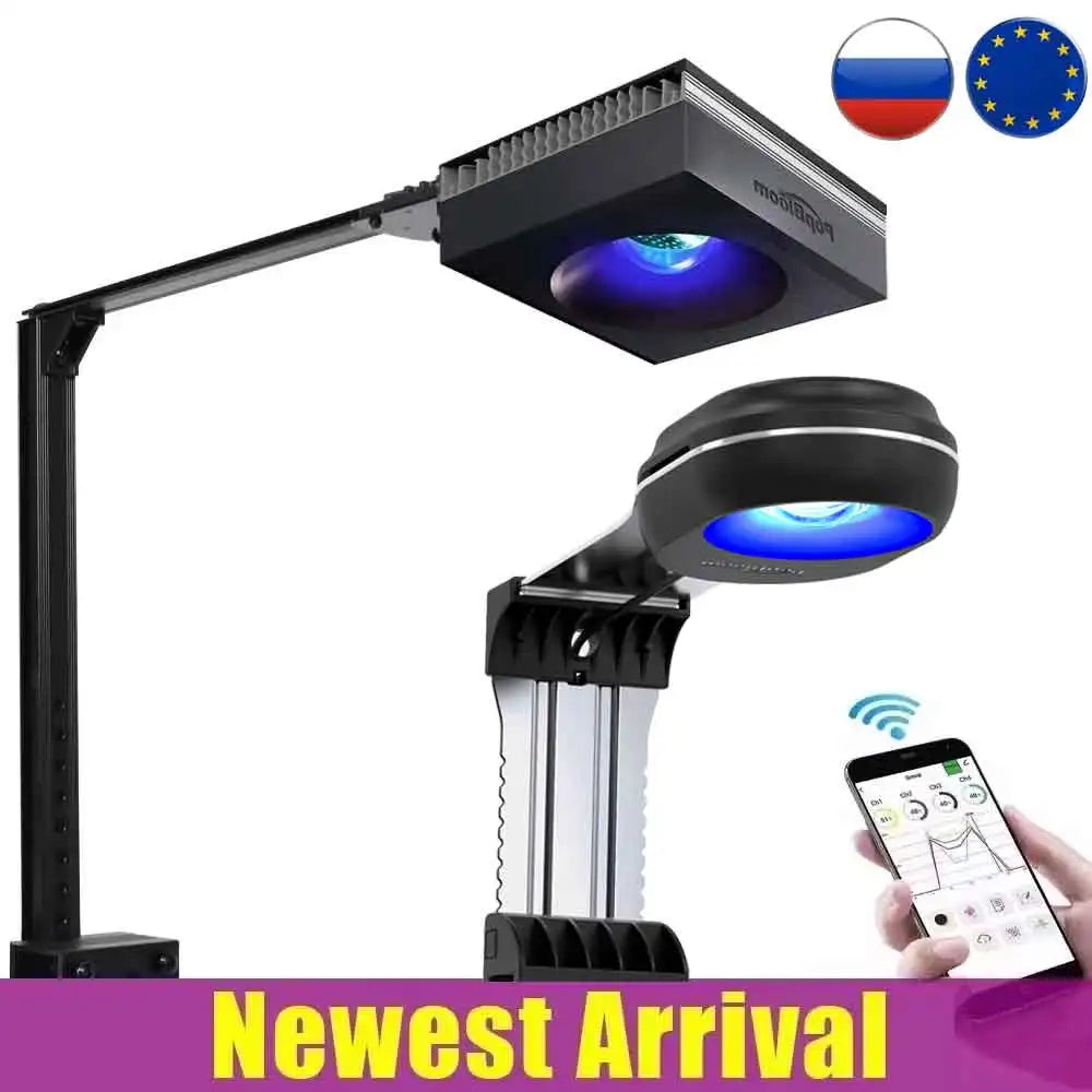 PopBloom Marine Reef Aquarium LED Light With WiFi App Control