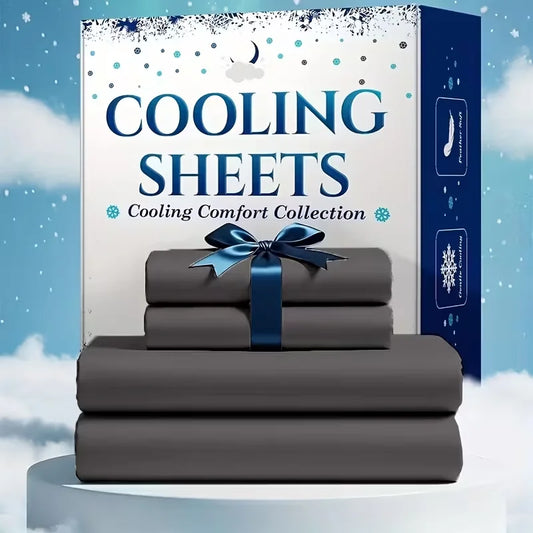 Breathable Bamboo Viscose Cooling Sheet Set for Hot Sleepers
