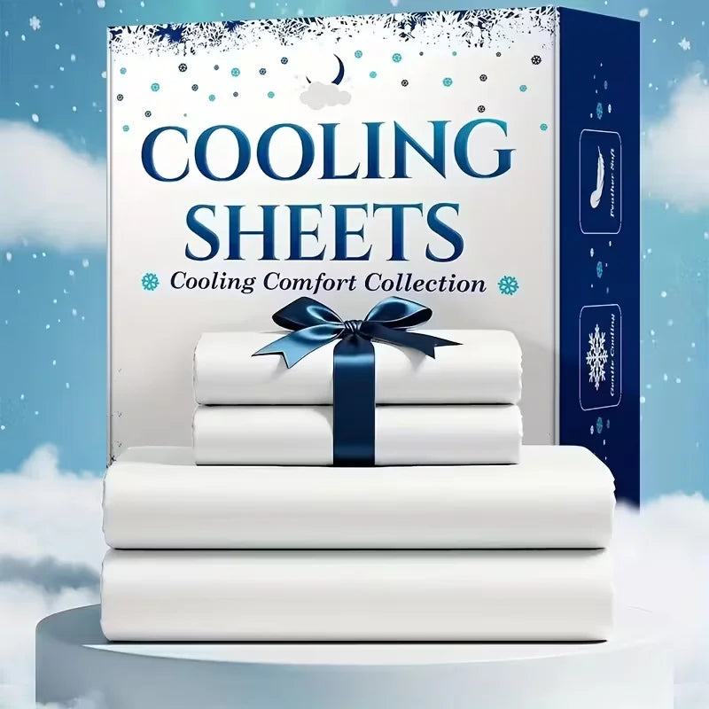 Breathable Bamboo Viscose Cooling Sheet Set for Hot Sleepers